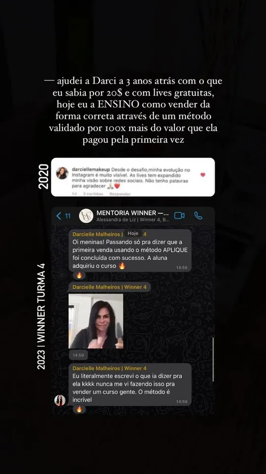 Story: aluna que passou a ensinar e vender curso com método validado